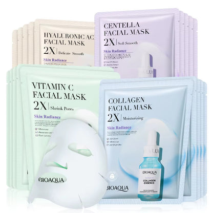 BIOAQUA FACIAL SKIN CARE MASK - 6 week supply